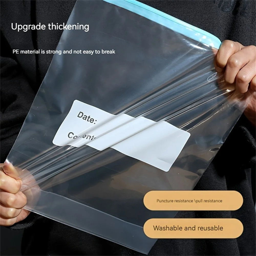 Food Storage Bags BPA-free Freezer Bags Leak-proof Reusable Fresh Bag Ziplock Storage Bags Seal Bags