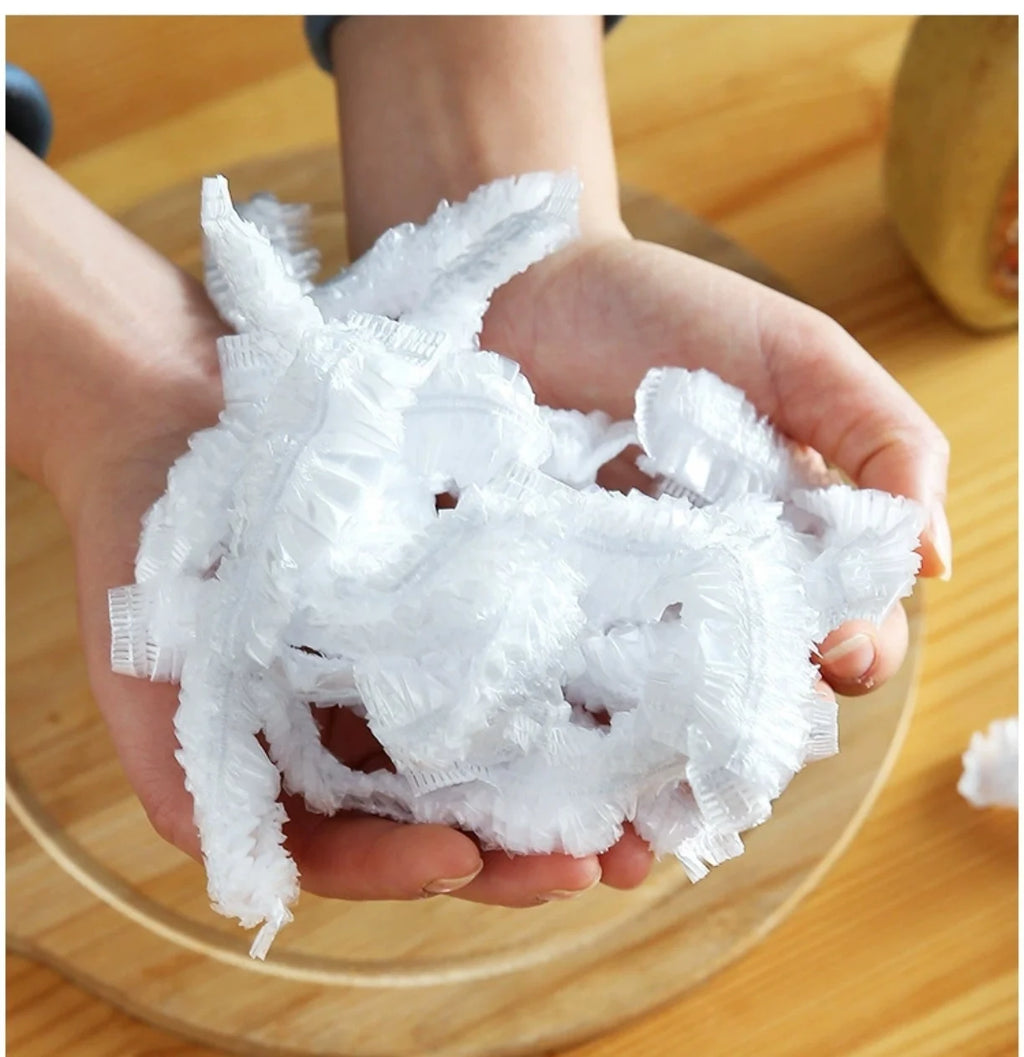 100 disposable food covers | plastic wrap | bowl covers | food-grade fresh-keeping plastic bags | essential for lazy people