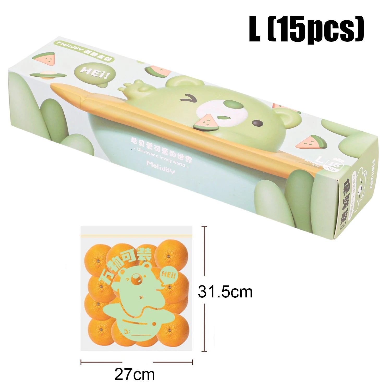 15/20/30PCS Fresh Keeping Bag for Vegetable Fruit Kitchen Food Freezing Preservation Sealed Bags with Zipper Home Storage Bags