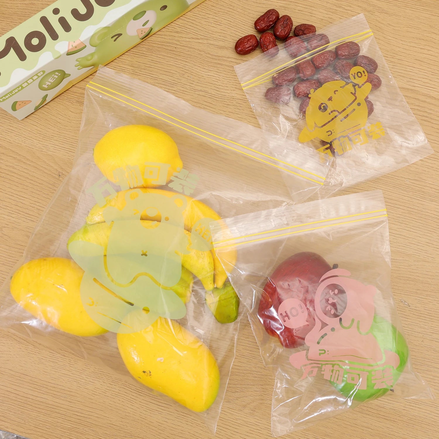 15/20/30PCS Fresh Keeping Bag for Vegetable Fruit Kitchen Food Freezing Preservation Sealed Bags with Zipper Home Storage Bags