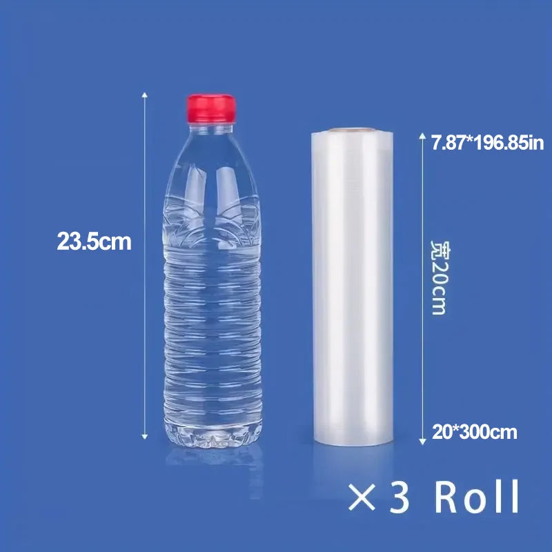 3 rolls vacuum seal bags: upgraded fresh-keeping for food storage, fridge organizing, microwave use & vacuum storage. Food prese