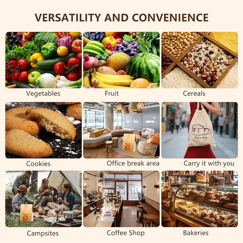 Natural Linen Bread Bag Reusable Drawstring Bag For Loaf Artisan Bread Storage Bag Food Storage Bag Bread Storage Bag Bread Bag