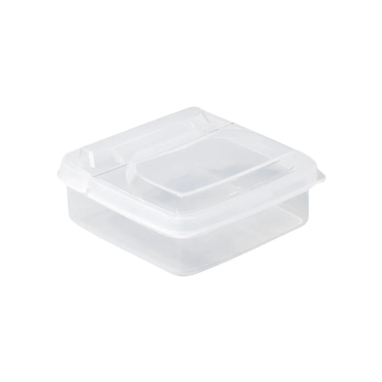 2PC Sliced Cheese Container for Fridge, Clear Plastic Butter Block Cheese Slice Storage Box with Flip Lid for Refrigerator Food