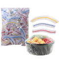 Colorful Disposable Food Cover Dust Food Grade Fresh Lids Elastic Plastic Wrap Shower Cap Fruit Food Cover Fresh Keeping Bag