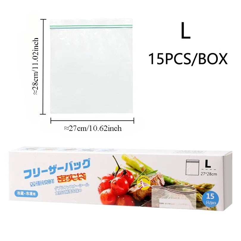 Box sealed household food bags, vegetable refrigerated storage bags