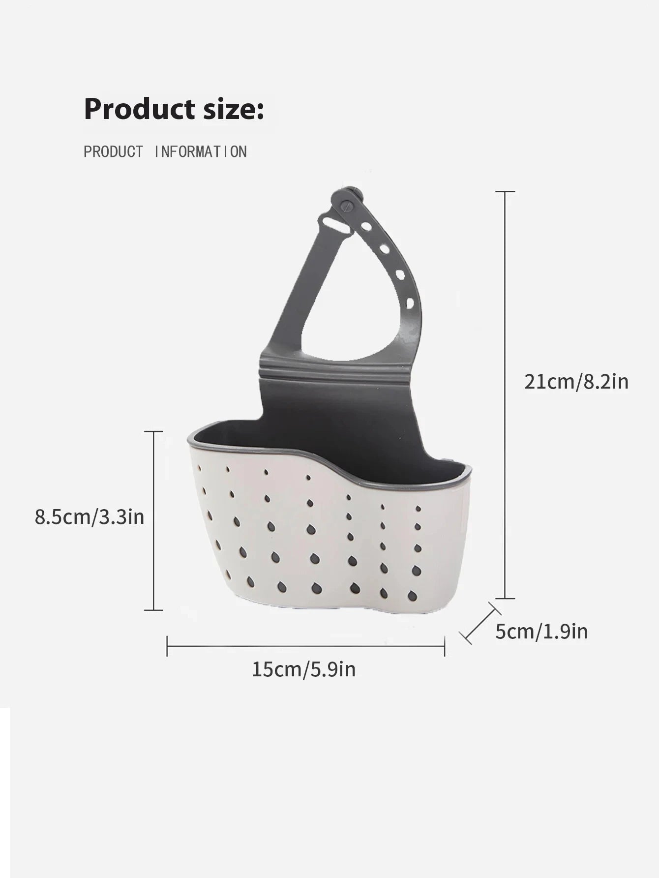 Home Storage Drain Basket Kitchen Sink Holder Adjustable Soap Sponge Shlf Hanging Drain Basket Bag Kitchen Accessories