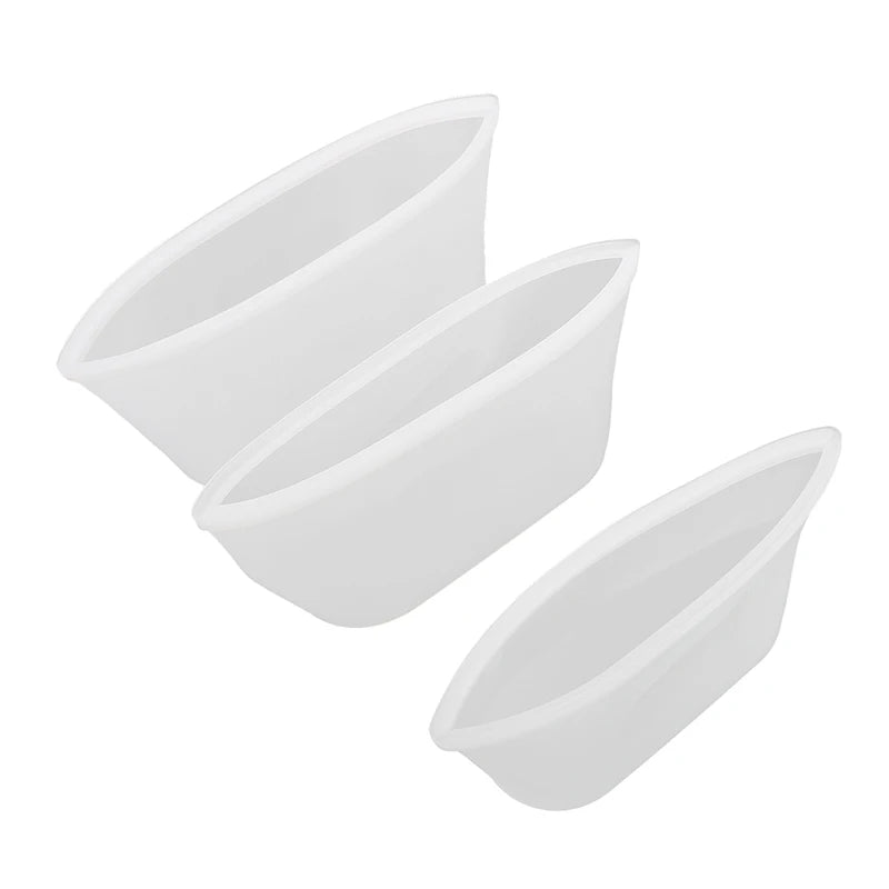 3PCS Silicone Food Storage Bag Reusable Stand Up Zip Leakproof Containers Fresh Wrap Ziplock