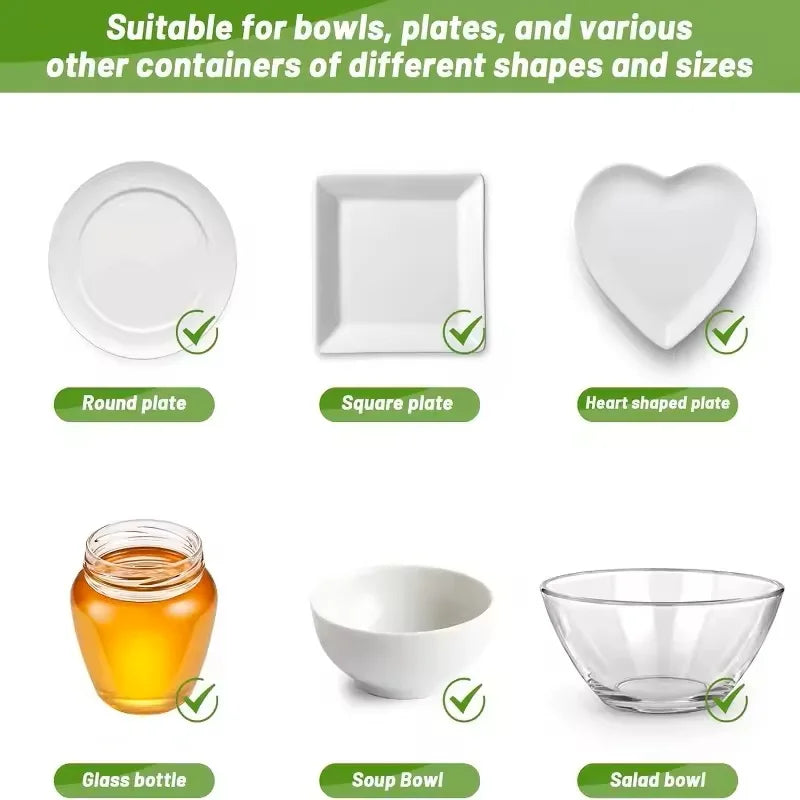 Disposable Food Cover Saran Wrap Food Grade Fruit Vegetable Storage Bag Elastic Plastic Bag Kitchen Fresh Keeping Bag