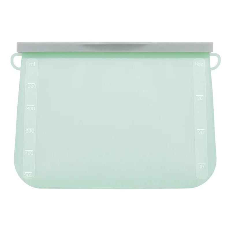 Reusable Silicone Food Storage Bags Thickened Airtight Seal Anti-Odor For Vegetable Fruit Snack Portable Storage Bags