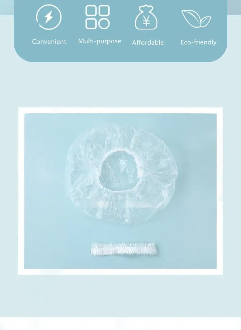 Disposable Food Cover Food Grade Plastic Elastic Food Lids Wrap Bags Refrigerator Fresh-keep Bag For Fruit Vegetable