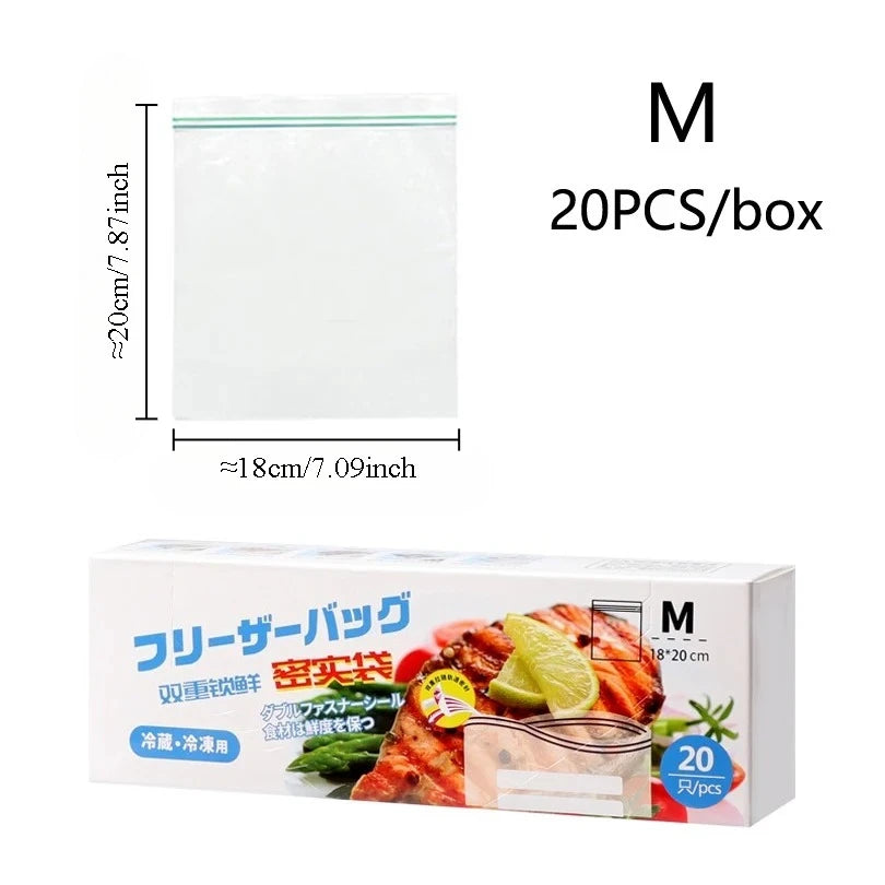 Box sealed household food bags, vegetable refrigerated storage bags