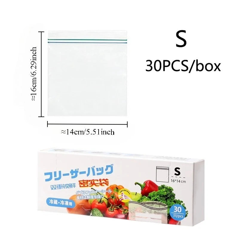 Box sealed household food bags, vegetable refrigerated storage bags