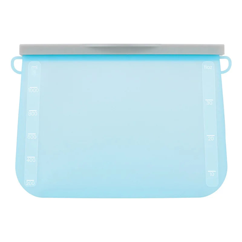 Reusable Silicone Food Storage Bags Thickened Airtight Seal Anti-Odor For Vegetable Fruit Snack Portable Storage Bags