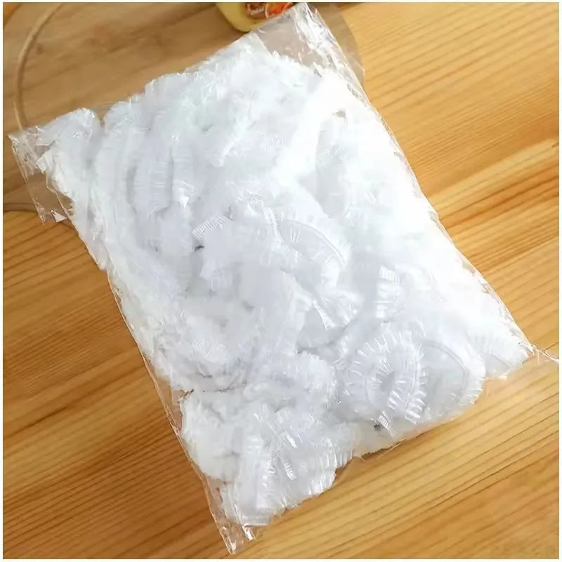 Reusable Disposable Food Cover, Plastic Wrap, Durable Elastic Lids for Bowls, Elastic Plate Covers for Kitchen Food Saver Bag