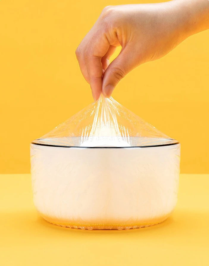 Plastic Food Cover Bags Food Grade Fresh-keeping Transparent Packaging Bag Reusable Wrap Kitchen Disposable Colorful Cling Film