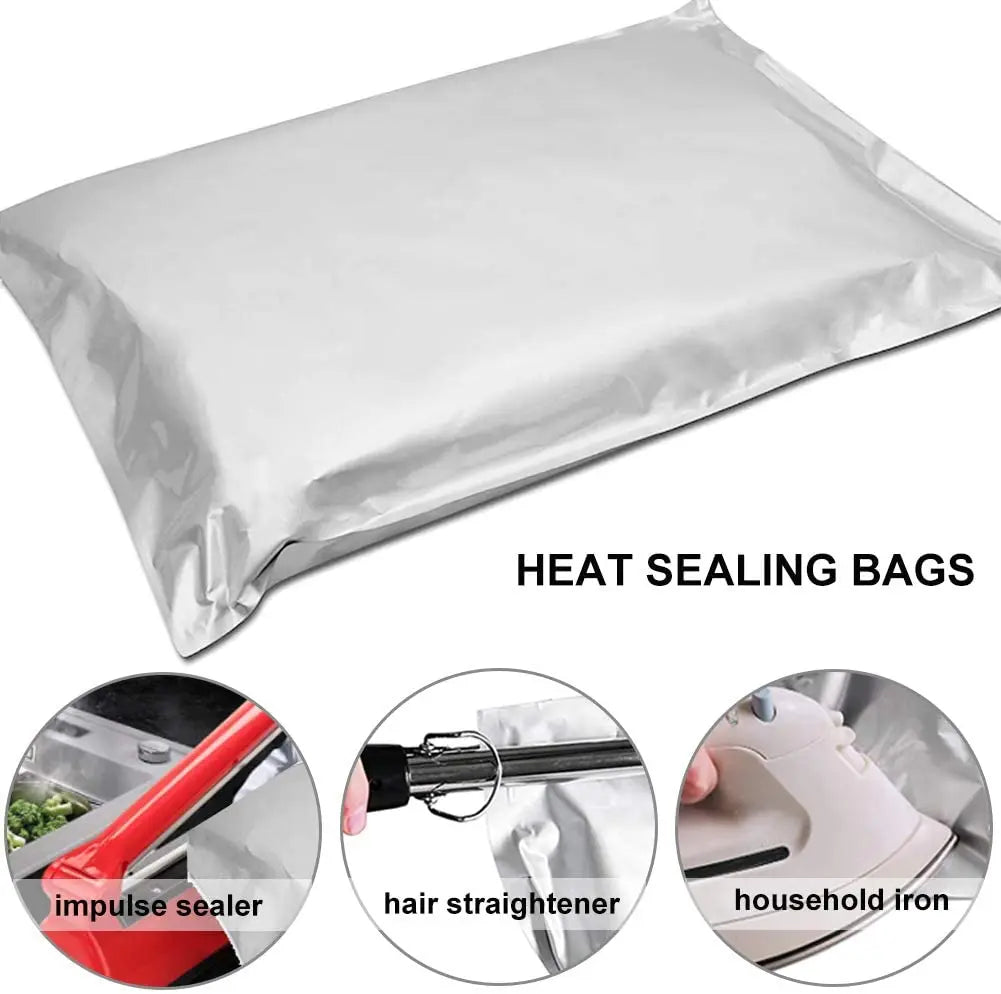 10 Packs 5 Gallons Mylar Bags Aluminum Foil For Food Long Term Storage Moisture-proof,Air Tightness