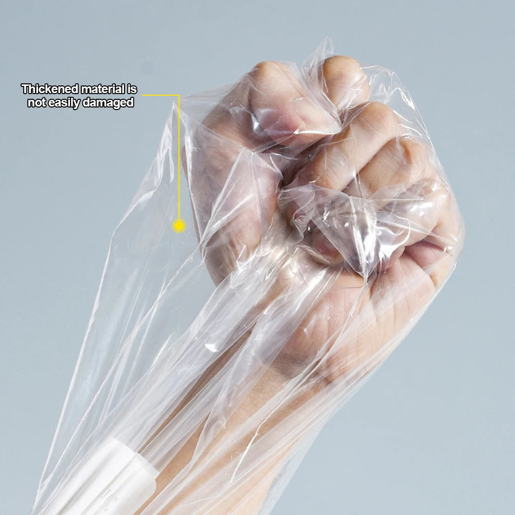 10/15/20/45Pcs Reusable Zipper Fresh-keeping Bag Kitchen Thickened Sealed Bag Refrigerator Fruit Vegetable Leakproof Storage Bag