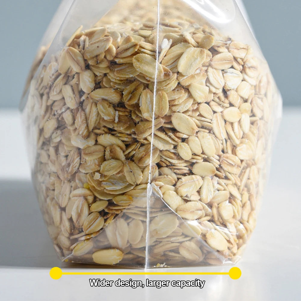 10/15/20/45Pcs Reusable Zipper Fresh-keeping Bag Kitchen Thickened Sealed Bag Refrigerator Fruit Vegetable Leakproof Storage Bag