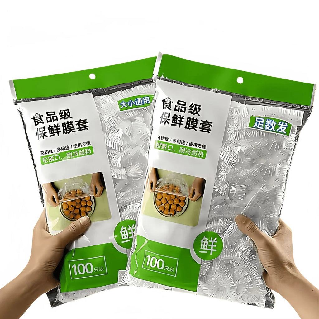 Disposable Food Cover Food Grade Plastic Elastic Food Lids Wrap Bags Refrigerator Fresh-keep Bag For Fruit Vegetable