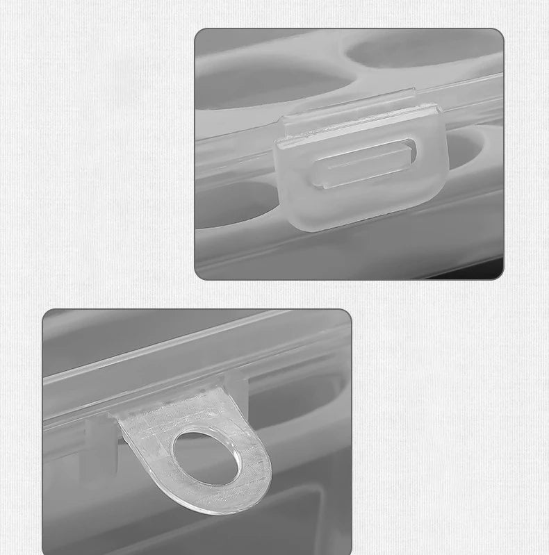 Portable Shockproof Eggs Box 4/8 Grids Storage Container Egg Holder Transparent Kitchen Organizer for Outdoor Camping Picnic