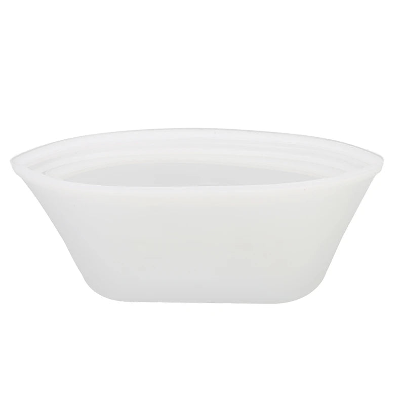 3PCS Silicone Food Storage Bag Reusable Stand Up Zip Leakproof Containers Fresh Wrap Ziplock