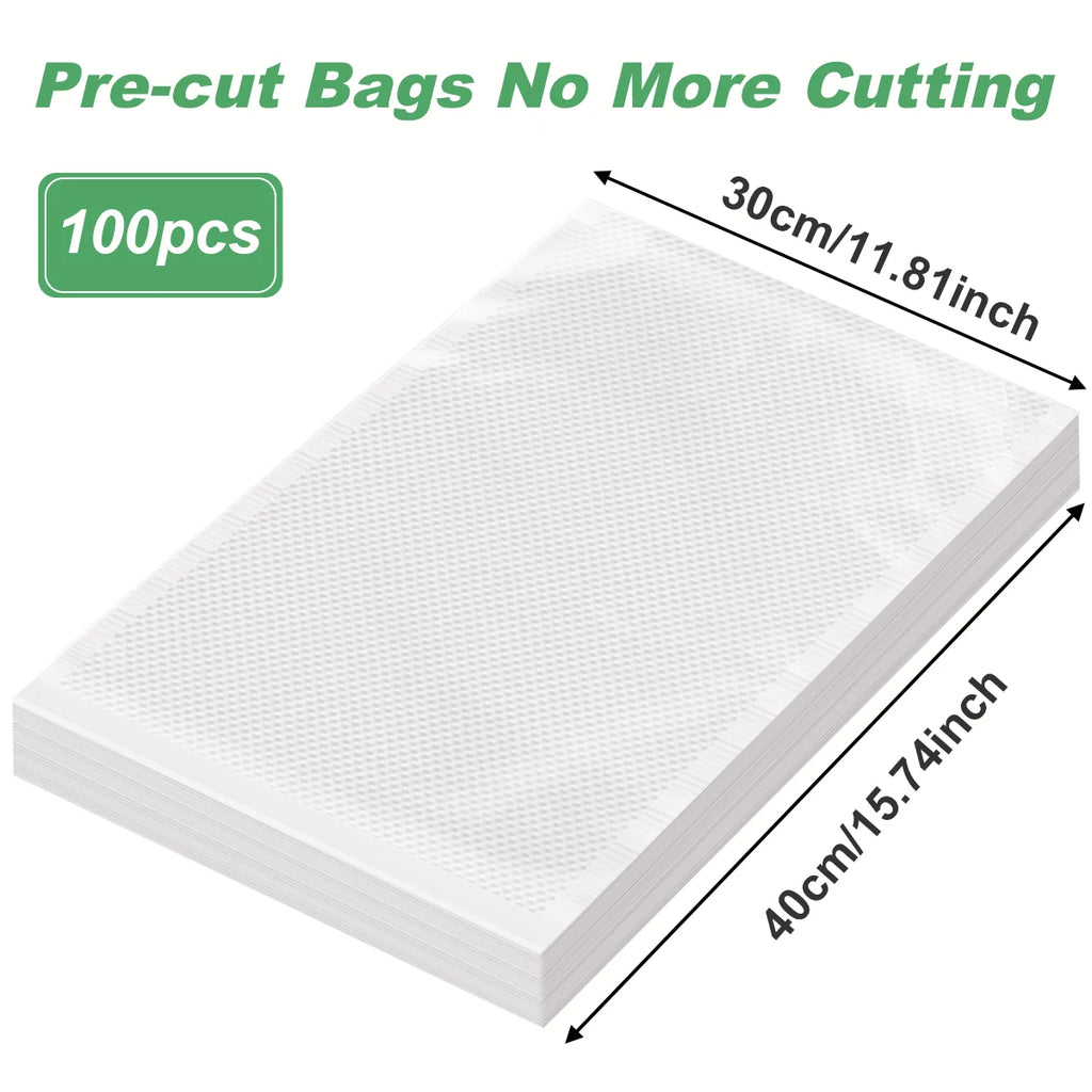 100pcs/lot Kitchen Vacuum Bags for Food Vacuum Sealer Packing Machine Food Storage Bag BPA-Free Kitchen Accessories