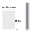 Microwavable Cling Film Wrap, Clear Plastic, Food Packing, Kitchen Storage Wrapping Film, Keeping Food Fres, 30cm * 100m