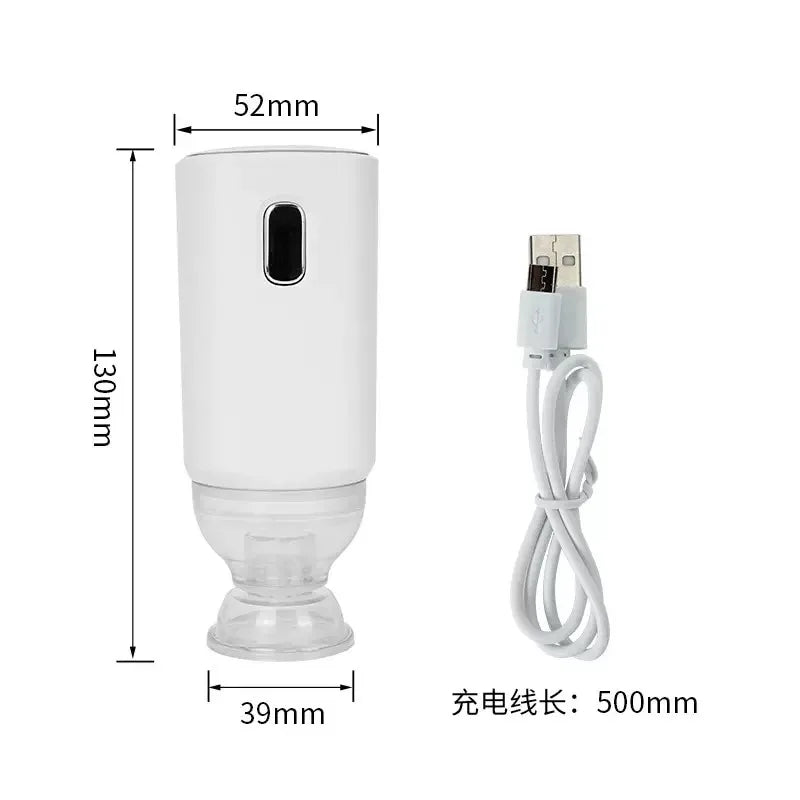 Zippered vacuum food storage bags with a handheld electric air pump, ideal for kitchen and refrigerator organization