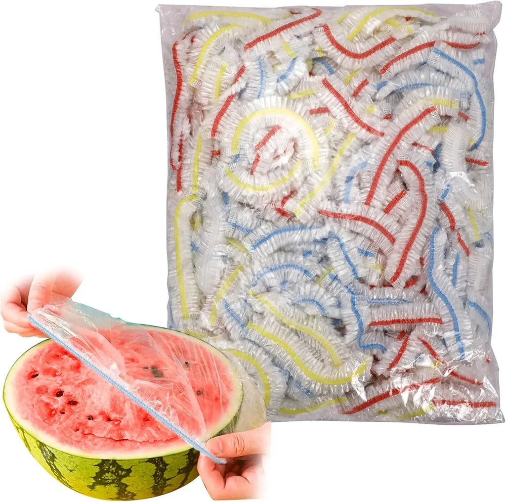 Reusable Disposable Food Cover Plastic Wrap Durable Elastic Food Lids for Bowls Elastic Plate Covers for Kitchen Food Saver Bag