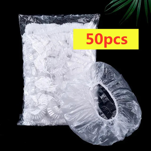 100/50/20pcs Disposable Food Cover Food Grade Fruit Vegetable Storage Bag Elastic Plastic Bag Bowl Cup Kitchen Fresh Keeping Bag