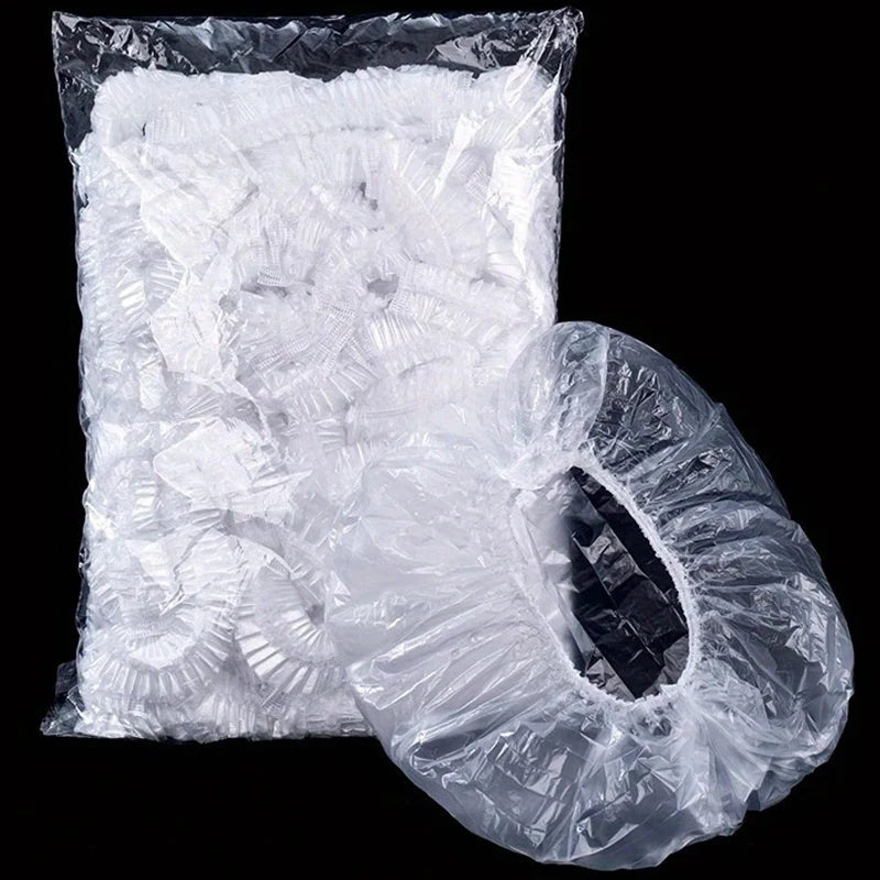 Food Grade Cover Dust Elastic Plastic Clear Saran Wrap Vegetable Fruit Fresh-keeping Storage Bag Kitchen Organizer Cling Film