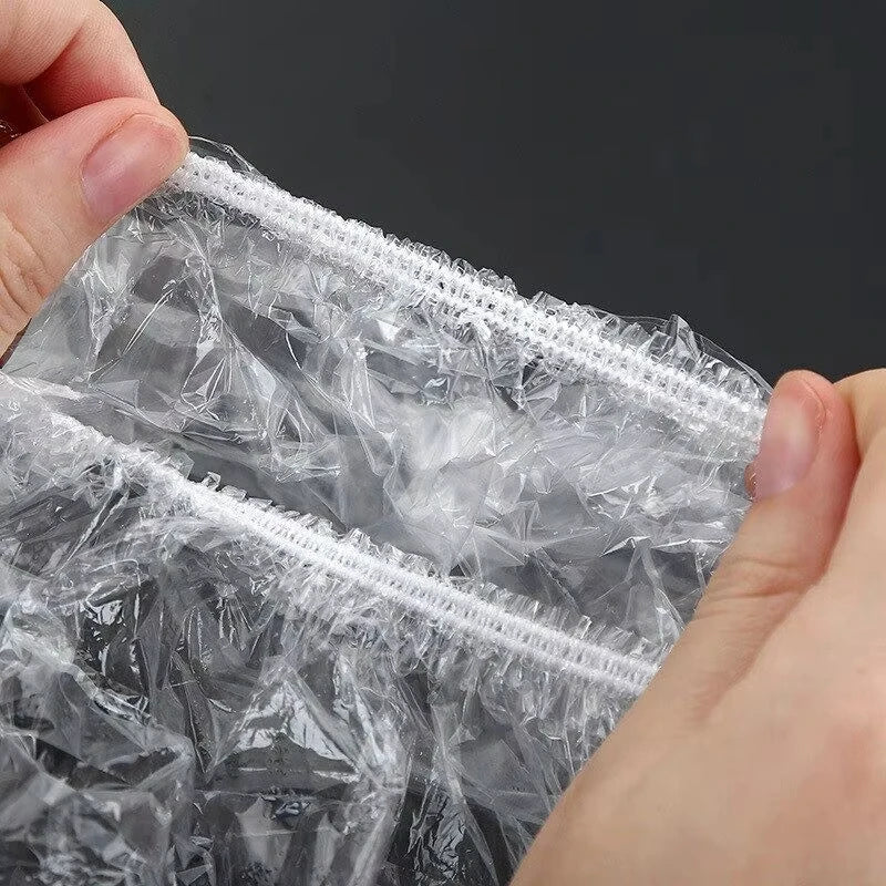 Disposable Food Cover Food Grade Plastic Elastic Food Lids Wrap Bags Refrigerator Fresh-keep Bag For Fruit Vegetable