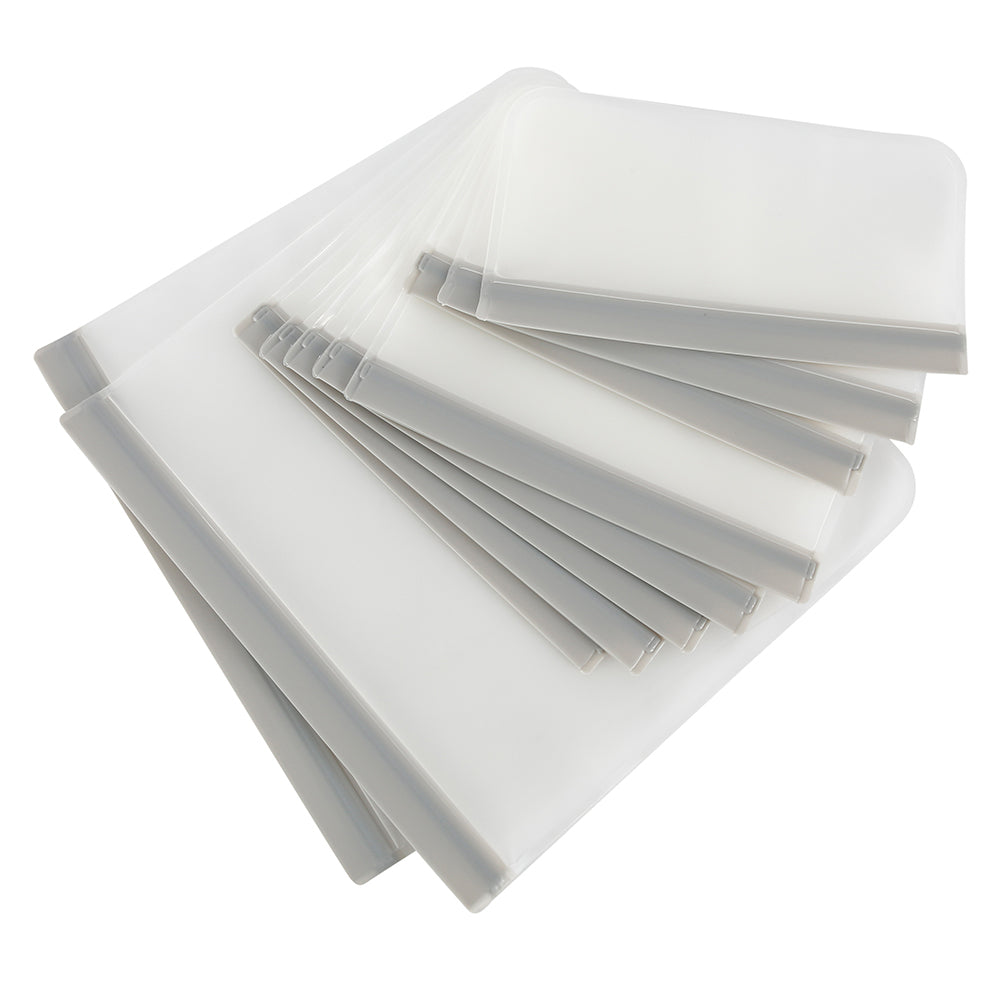 10Pcs Silicone Food Storage Bag Leakproof Reusable Stand Up Zip Shut Bag Cup Fresh Bag Food Storage Bag Fresh Wrap