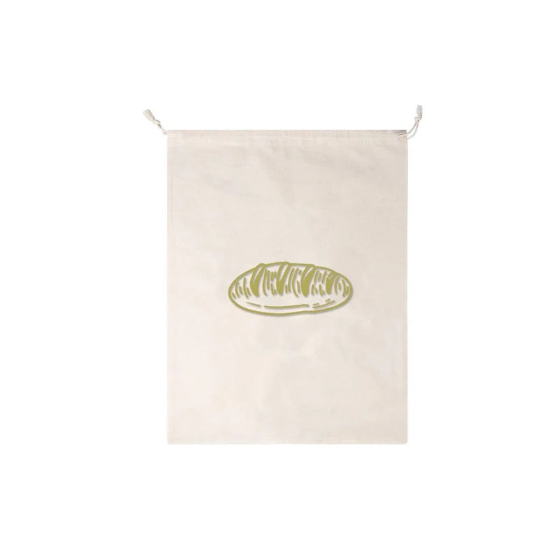 Natural Linen Bread Bag Reusable Drawstring Bag For Loaf Artisan Bread Storage Bag Food Storage Bag Bread Storage Bag Bread Bag