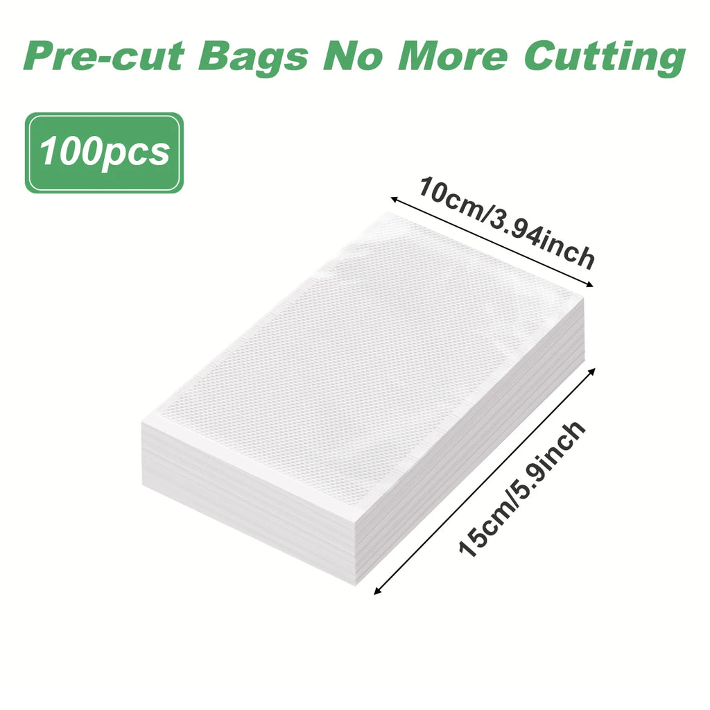 100pcs/lot Kitchen Vacuum Bags for Food Vacuum Sealer Packing Machine Food Storage Bag BPA-Free Kitchen Accessories