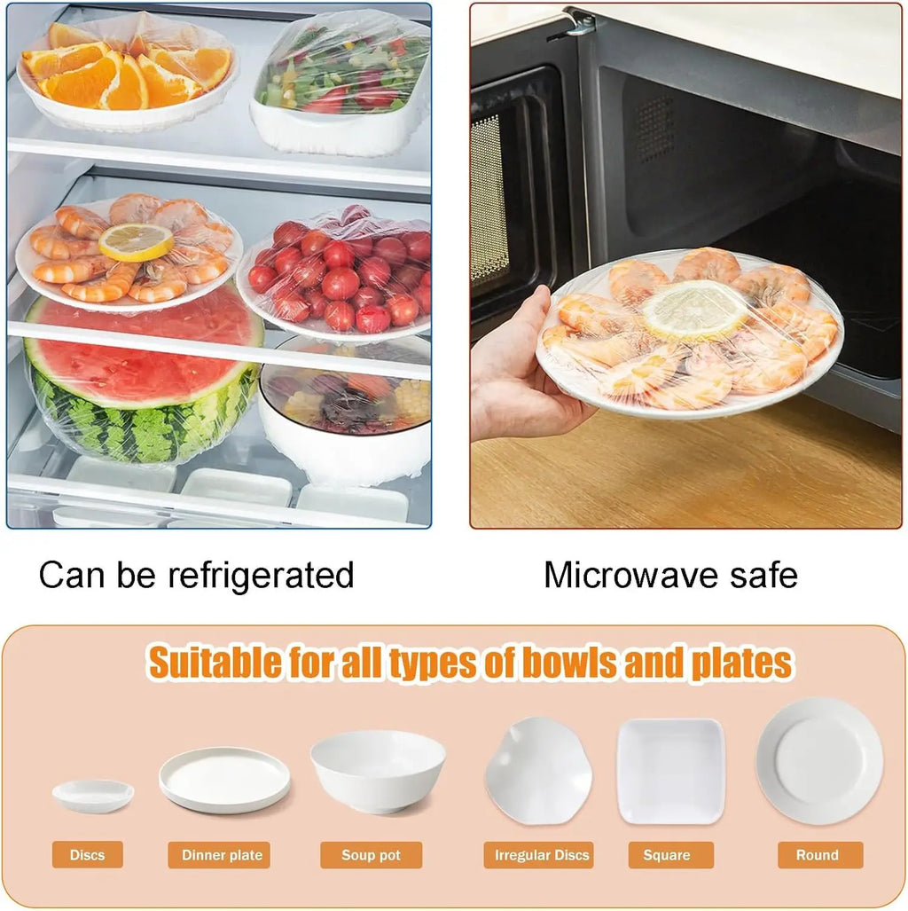 Food cover bags kitchens accessories nylon cover with rubber for food storage bags kitchen storage boxes food cover disposable