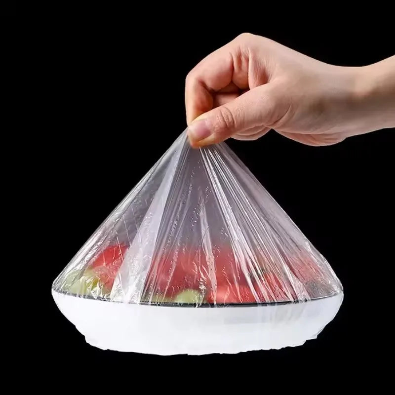 Reusable Disposable Food Cover, Plastic Wrap, Durable Elastic Lids for Bowls, Elastic Plate Covers for Kitchen Food Saver Bag