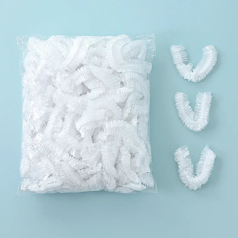 100/50/20pcs Disposable Food Cover Food Grade Fruit Vegetable Storage Bag Elastic Plastic Bag Bowl Cup Kitchen Fresh Keeping Bag