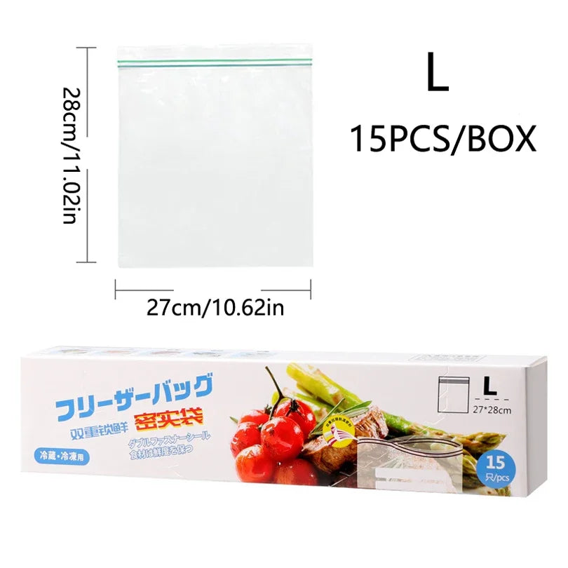 Box sealed household food bags, vegetable refrigerated storage bags