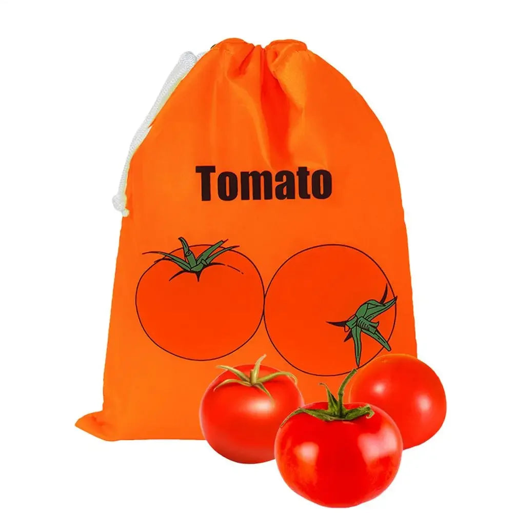 Preservation Storage Bags For Fruits Vegetables Fresh Keeping Reusable Drawstring Banana Bundle Pocket Lettuce Organizer