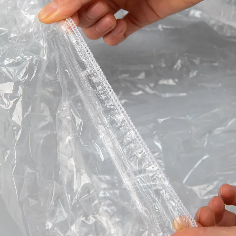 80/70/52/42cm Disposable Food Cover Wrap Food Grade Fruit Vegetable Storage Bag Elastic Plastic Bag Kitchen Fresh Keeping Bag
