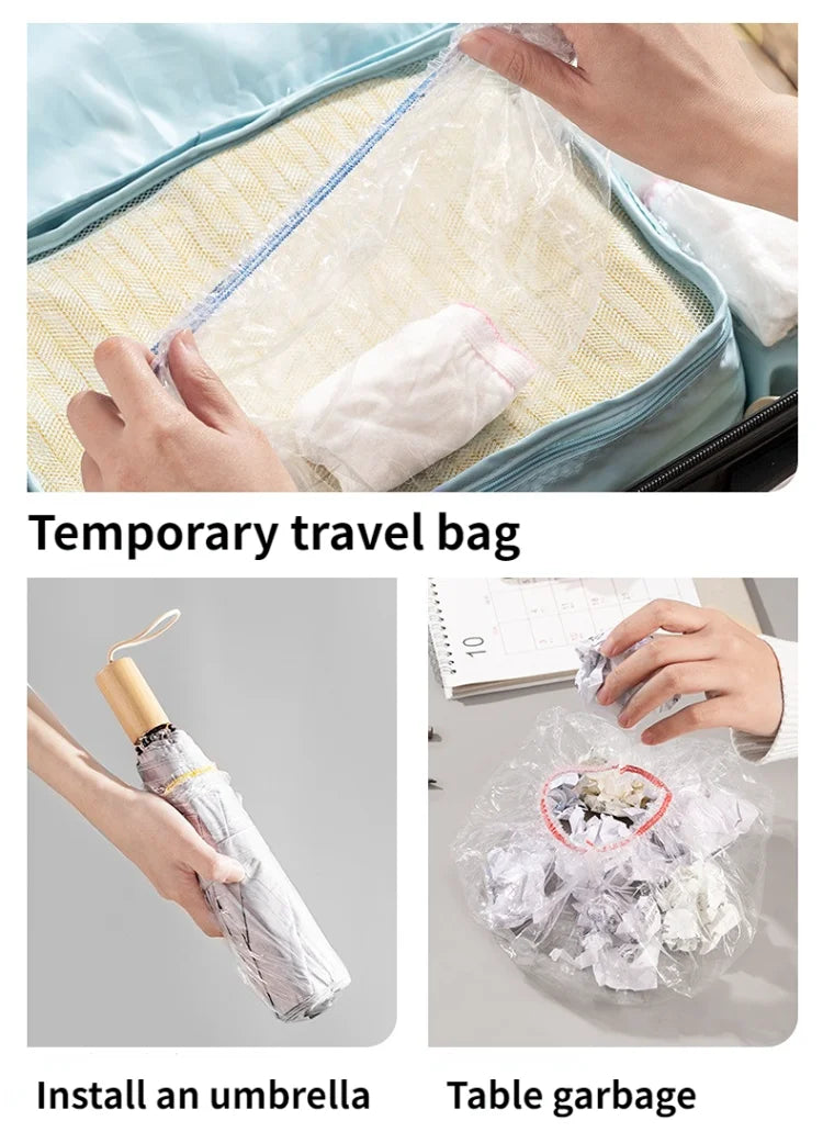 Colorful Disposable Food Cover Dust Food Grade Fresh Lids Elastic Plastic Wrap Shower Cap Fruit Food Cover Fresh Keeping Bag