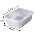 Stainless Steel Food Container with Cover Small Thicken Fresh-keep Food Fruit Lid Sealed Storage Box  Kitchen Fridge Organizer