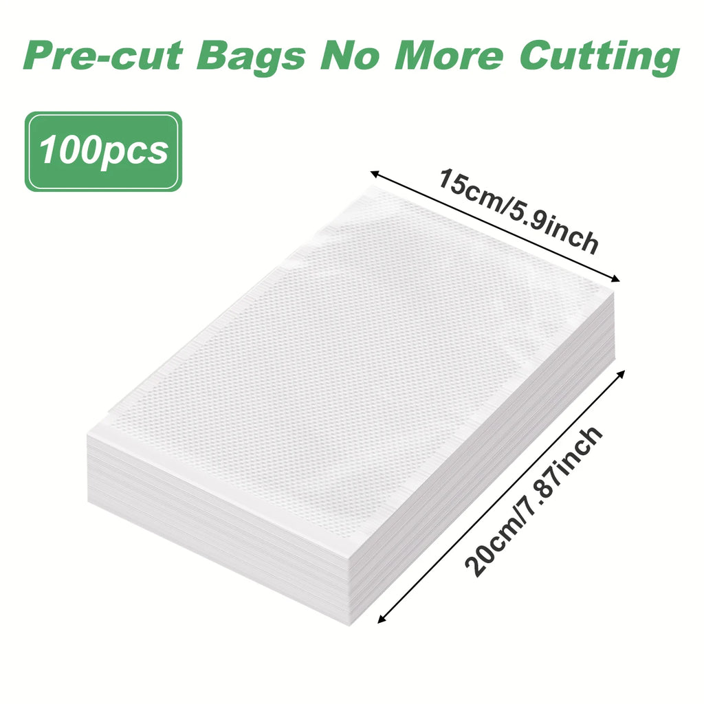 100pcs/lot Kitchen Vacuum Bags for Food Vacuum Sealer Packing Machine Food Storage Bag BPA-Free Kitchen Accessories