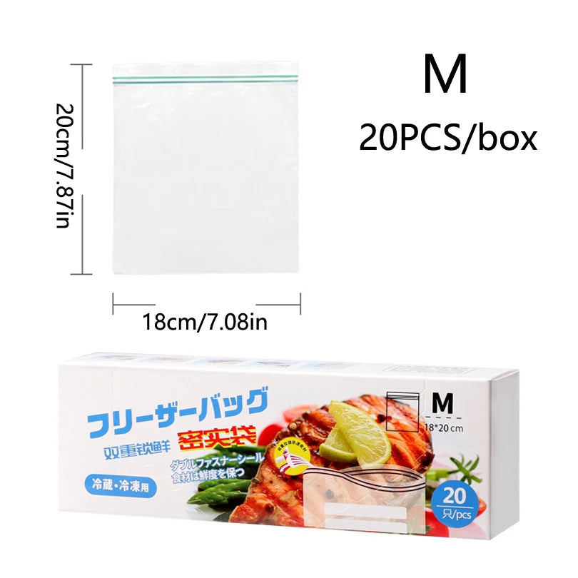 Box sealed household food bags, vegetable refrigerated storage bags