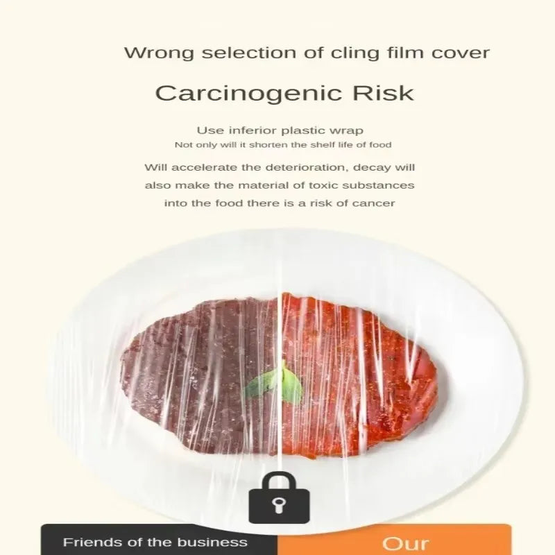 Reusable Disposable Food Cover Plastic Wrap Durable Elastic Food Lids for Bowls Elastic Plate Covers for Kitchen Food Saver Bag