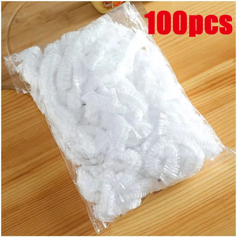 50-500pcs Wrap Disposable Food Cover,Elastic Food Bowl Protective Covers,Fruit Fresh-keeping Plastic Bag,Fruit Vegetable Cover